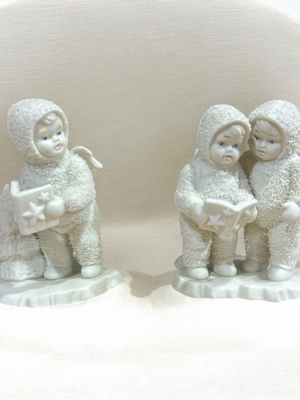 Dept. 56 Snowbabies "Twinkle Little Star" Figurines set- 2 Babies figurines